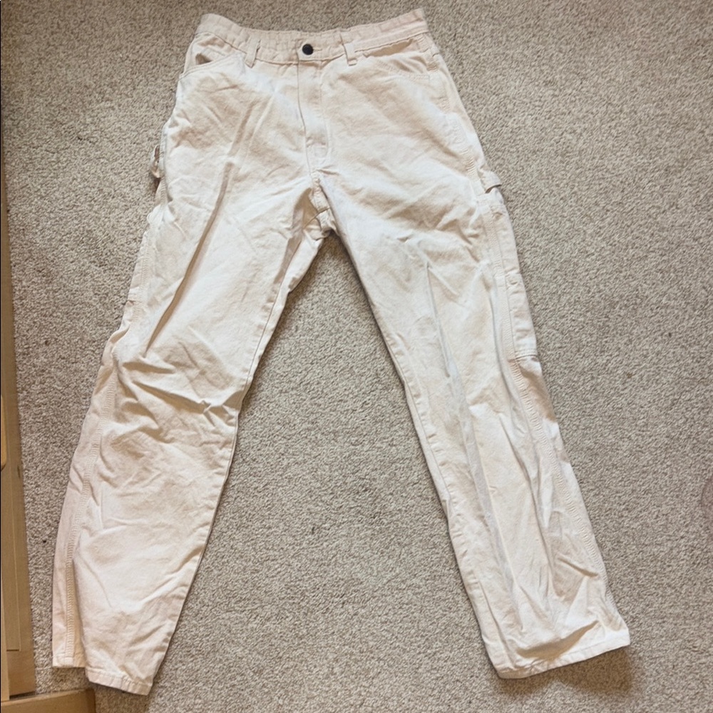 Men's Cream Cargo Pants Dickies